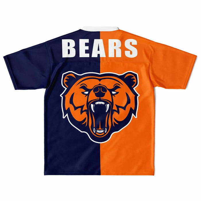 Bridgeland Bears football jersey laying flat - back