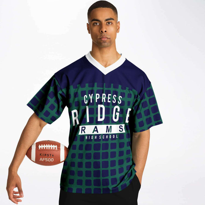 Cypress Ridge Rams Football Jersey 25