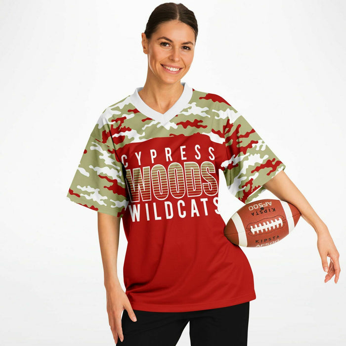 Cypress Woods Wildcats Football Spirit Jersey 08