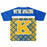 Klein Bearkats football jersey laying flat - back