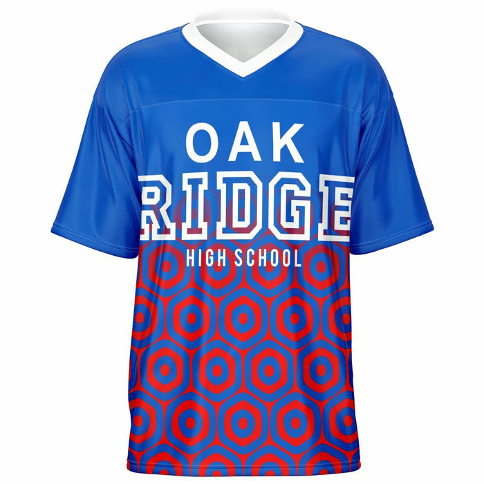 Oak Ridge War Eagles High School football jersey -  ghost view - front