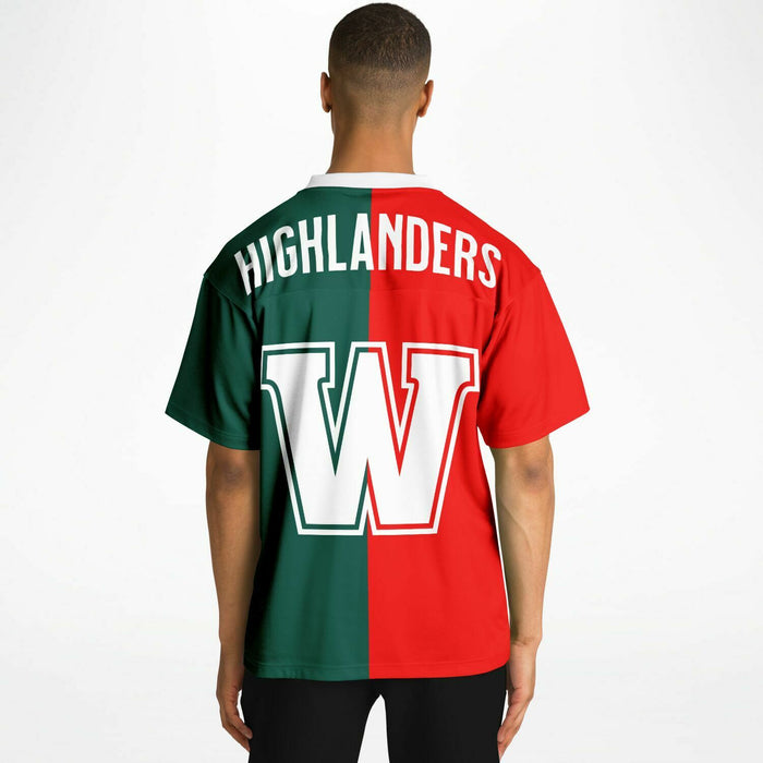 The Woodlands Highlanders Football Jersey 04