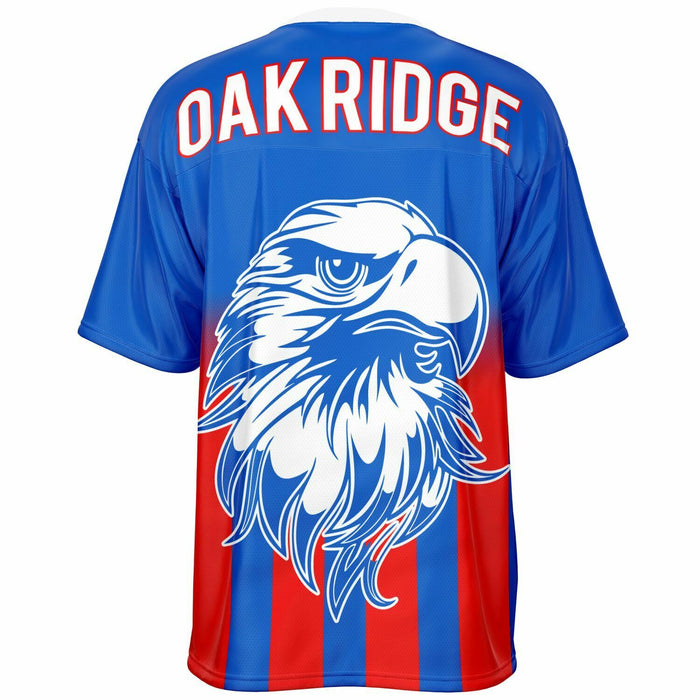 Oak Ridge War Eagles High School football jersey -  ghost view - back