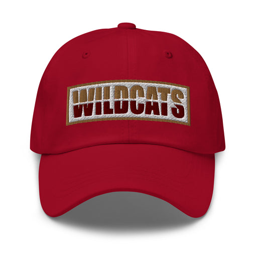 Cypress Woods Wildcats Deep Red Relaxed Fit Cap 205