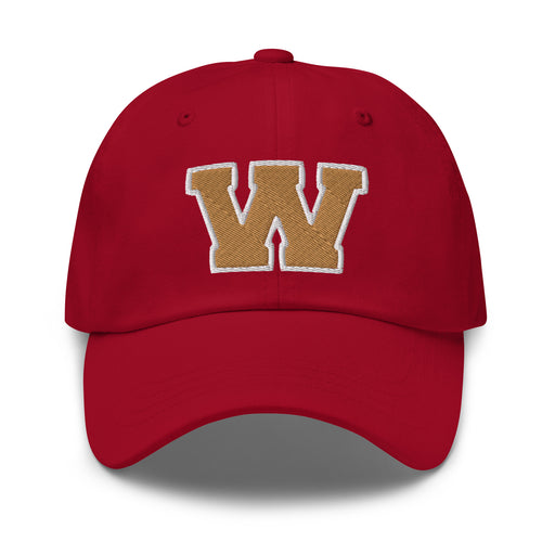 Cypress Woods Wildcats Deep Red Relaxed Fit Cap 206