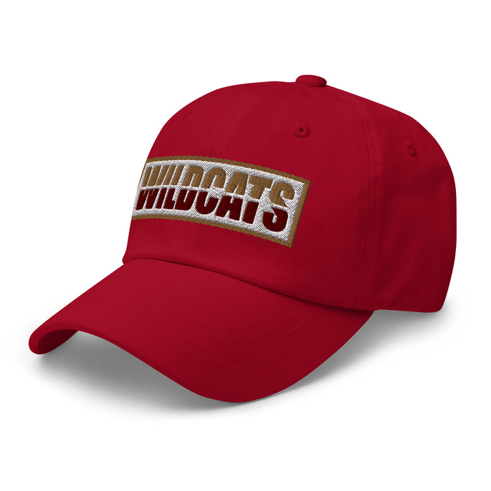 Cypress Woods Wildcats Deep Red Relaxed Fit Cap 205