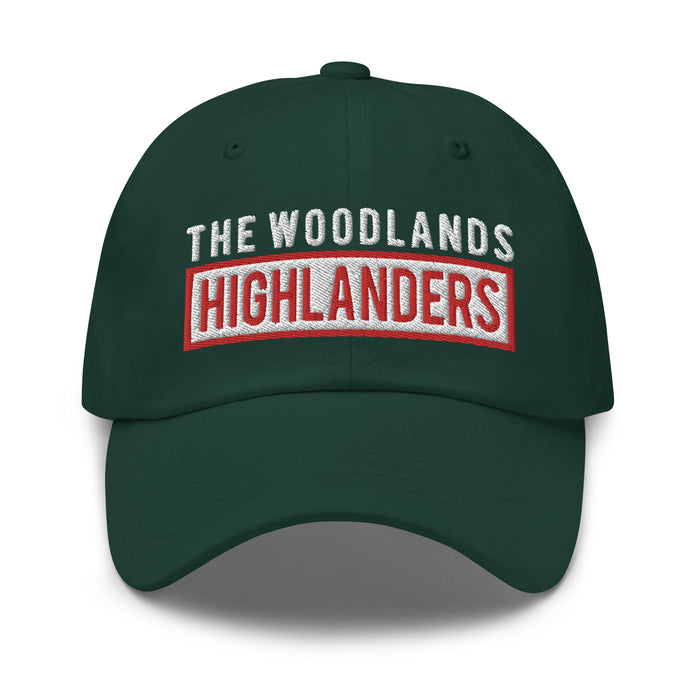 The Woodlands Highlanders Relaxed Fit Dark Green Cap 202