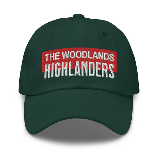 The Woodlands Highlanders Relaxed Fit Dark Green Cap 204