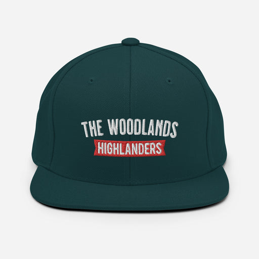 The Woodlands Highlanders Snapback Dark Green Cap 203