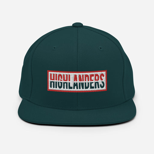 The Woodlands Highlanders Snapback Dark Green Cap 205