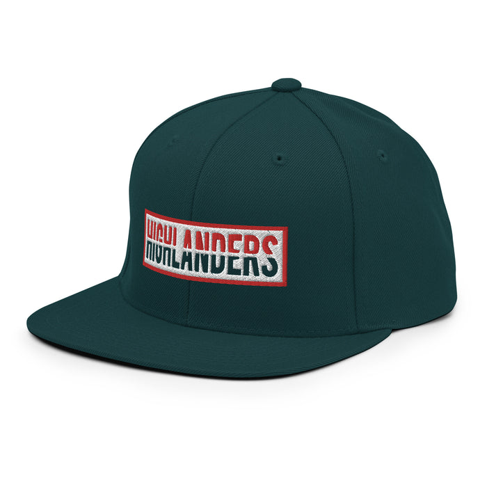 The Woodlands Highlanders Snapback Dark Green Cap 205