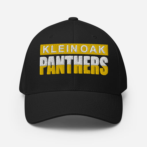 Klein Oak Panthers Flexfit Black Baseball Cap 201