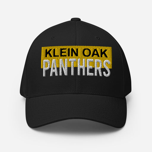 Klein Oak Panthers Flexfit Black Baseball Cap 204