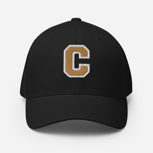 Conroe Tigers Flexfit Black Baseball Cap 206