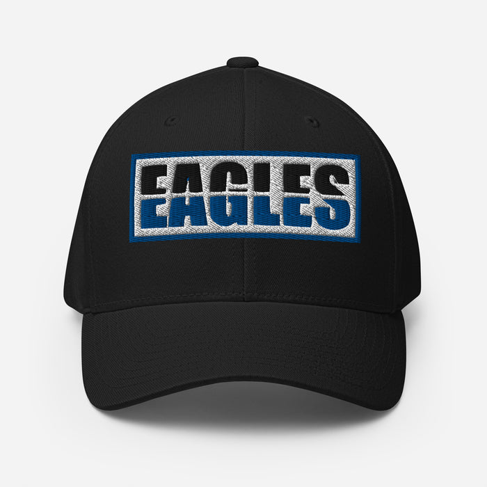 New Caney Eagles Flexfit Black Baseball Cap 205