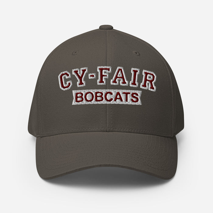 Cy-Fair Bobcats Flexfit Dark Grey Baseball Cap 203