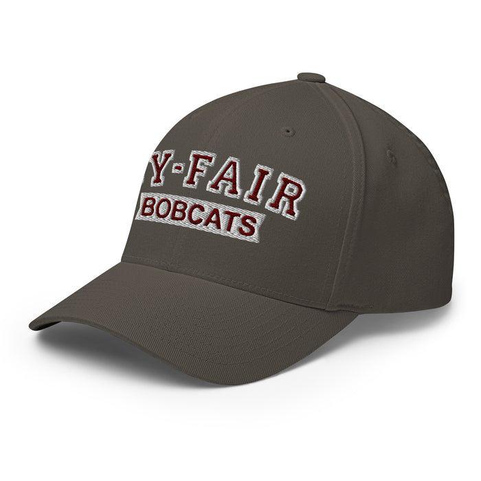 Cy-Fair Bobcats Flexfit Dark Grey Baseball Cap 203