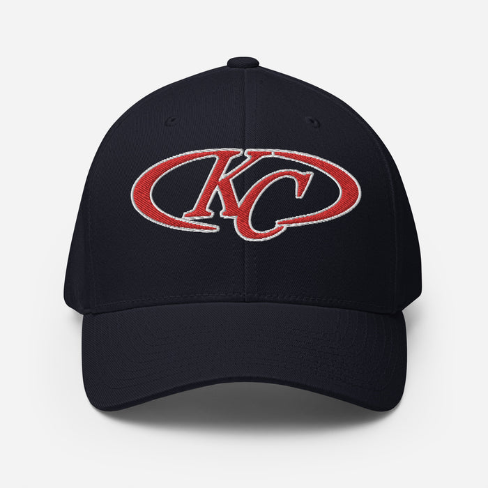 Klein Collins Tigers Flexfit Navy Baseball Cap 210