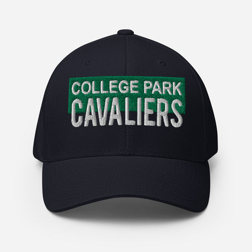 College Park Cavaliers Flexfit Navy Baseball Cap 204