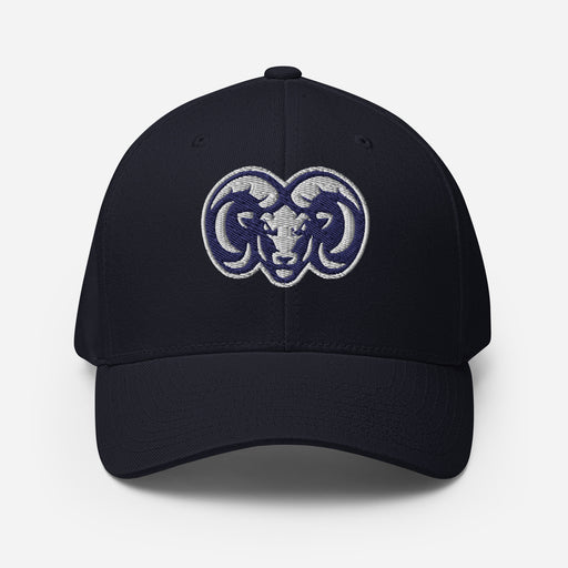 Cypress Ridge Rams Flexfit Navy Baseball Cap 206