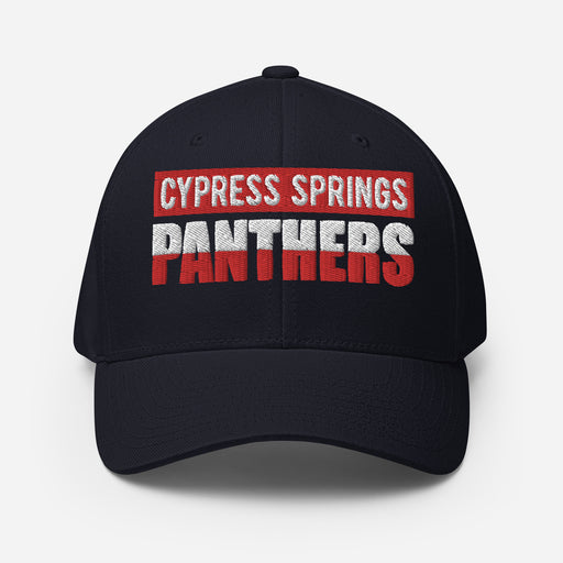 Cypress Springs Panthers Flexfit Navy Baseball Cap 201