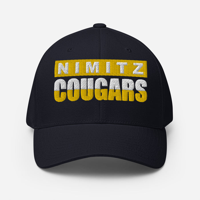 Nimitz Cougars Flexfit Navy Baseball Cap 201