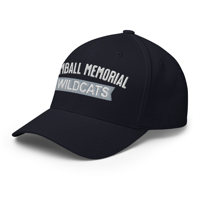 Tomball Memorial Wildcats Flexfit Navy Baseball Cap 203