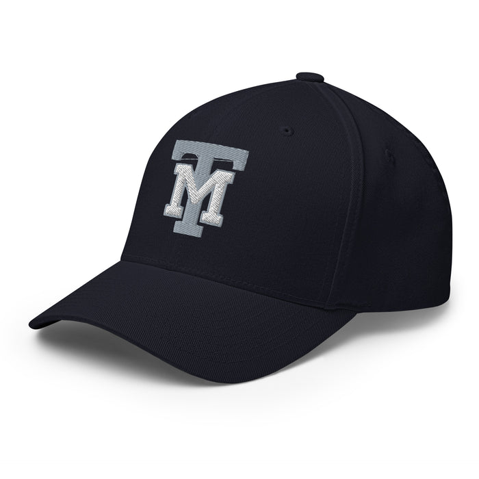 Tomball Memorial Wildcats Flexfit Navy Baseball Cap 206