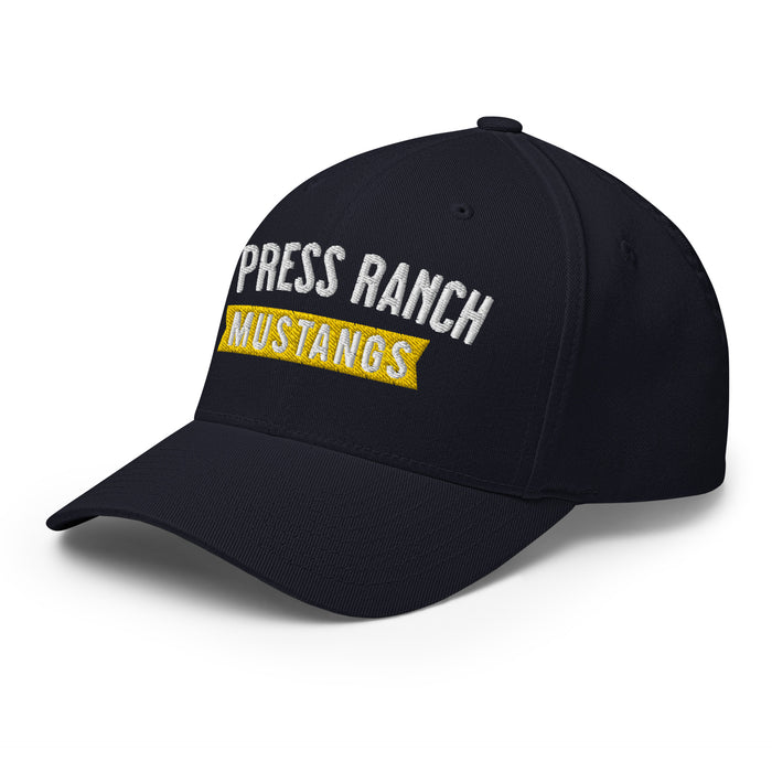 Cypress Ranch Mustangs Flexfit Navy Baseball Cap 203