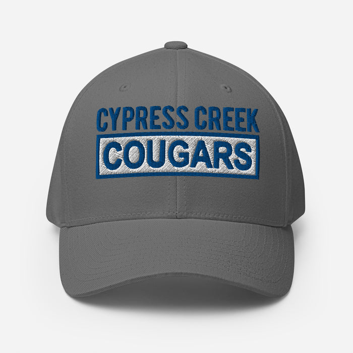 Cypress Creek Cougars Flexfit Grey Baseball Cap 202