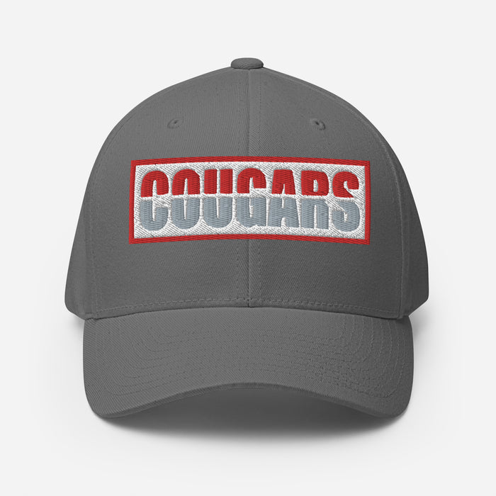 Tomball Cougars Flexfit Grey Baseball Cap 205