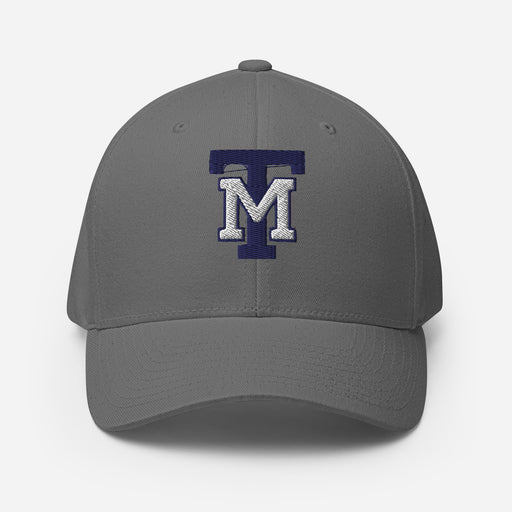 Tomball Memorial Wildcats Flexfit Grey Baseball Cap 206