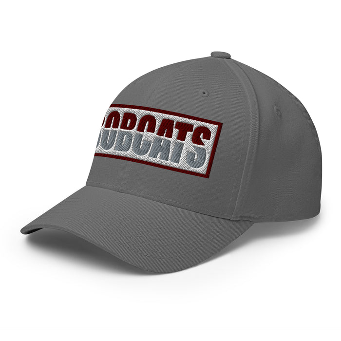 Cy-Fair Bobcats Flexfit Grey Baseball Cap 205