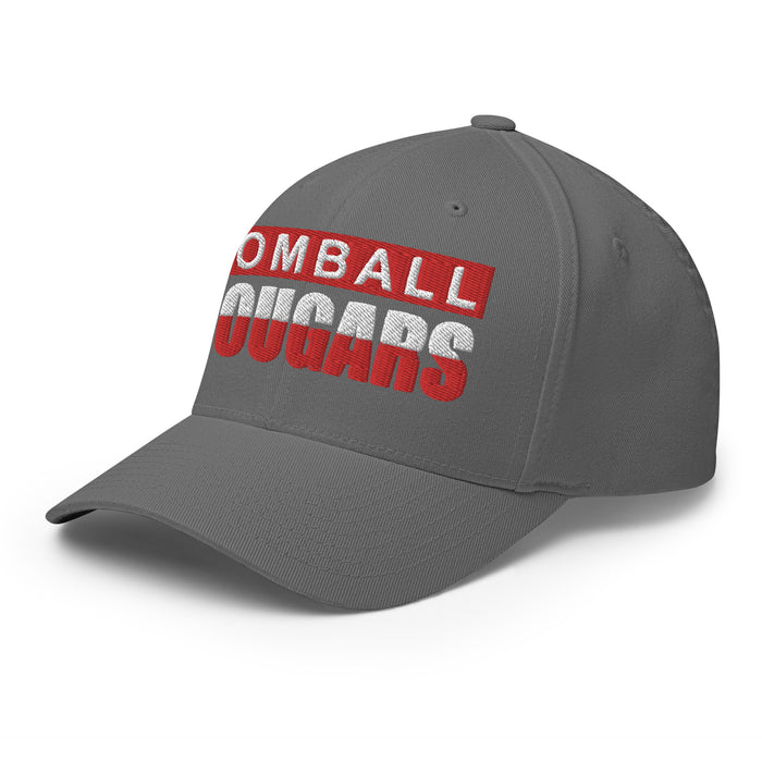 Tomball Cougars Flexfit Grey Baseball Cap 201