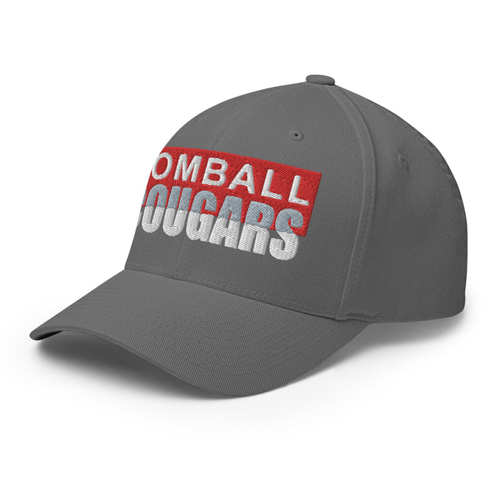 Tomball Cougars Flexfit Grey Baseball Cap 204