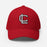 Langham Creek Lobos Flexfit Red Baseball Cap 206