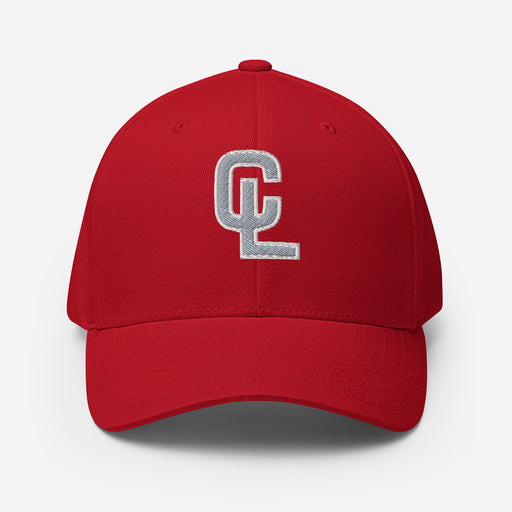 Cypress Lakes Spartans Flexfit Red Baseball Cap 206