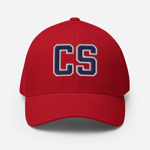 Cypress Springs Panthers Flexfit Red Baseball Cap 206