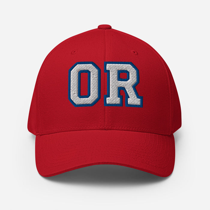 Oak Ridge War Eagles Flexfit Red Baseball Cap 206