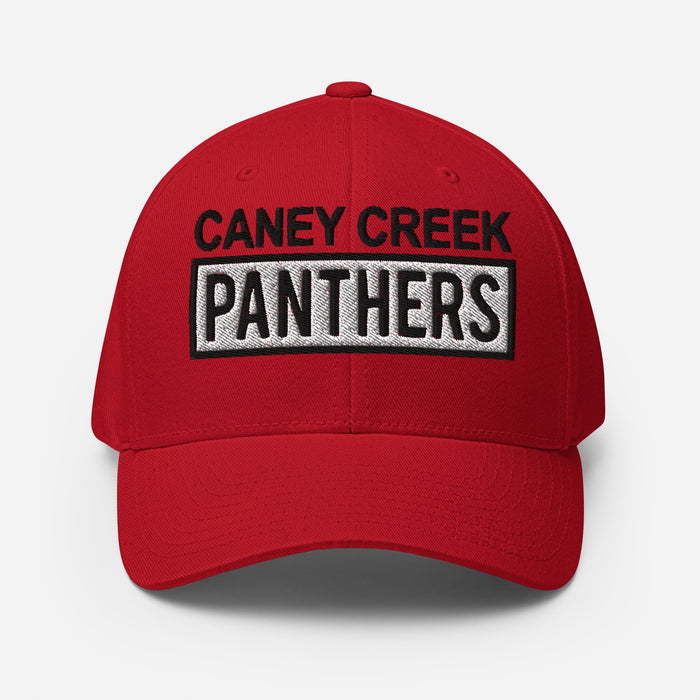 Caney Creek Panthers Flexfit Red Baseball Cap 202