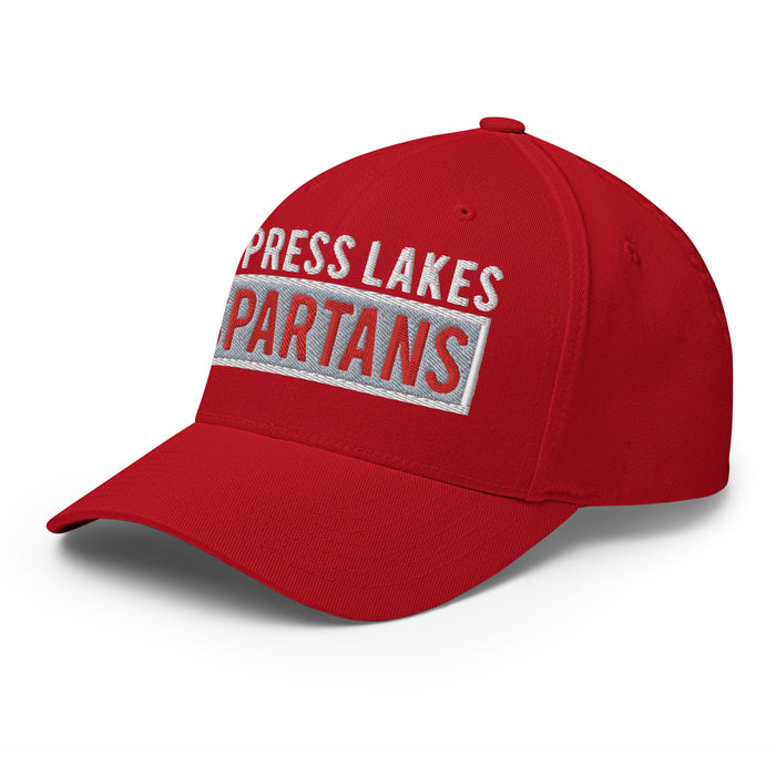 Cypress Lakes Spartans Flexfit Red Baseball Cap 202