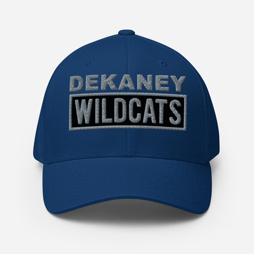 Dekaney Wildcats Flexfit Royal Baseball Cap 202