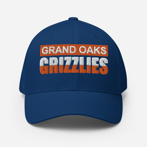 Grand Oaks Grizzlies Flexfit Royal Baseball Cap 201