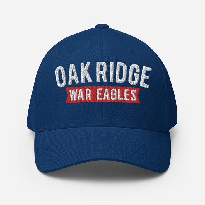 Oak Ridge War Eagles Flexfit Royal Baseball Cap 203