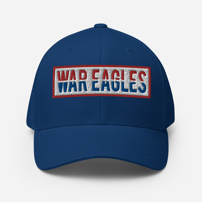 Oak Ridge War Eagles Flexfit Royal Baseball Cap 205