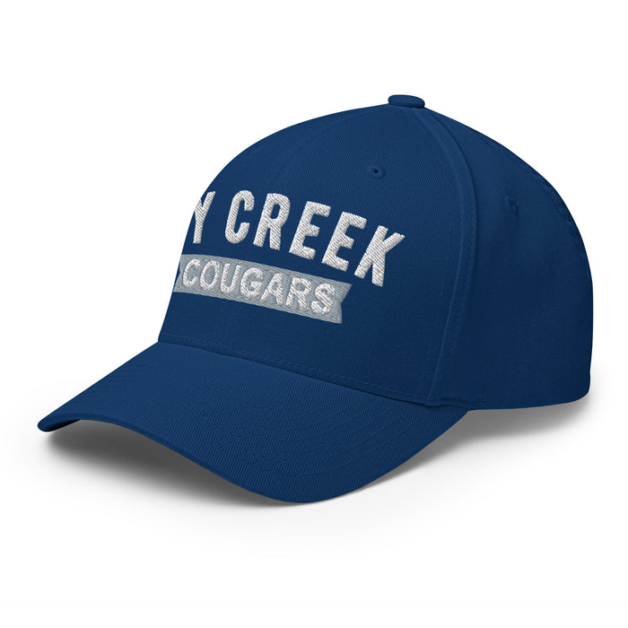 Cypress Creek Cougars Flexfit Royal Baseball Cap 203