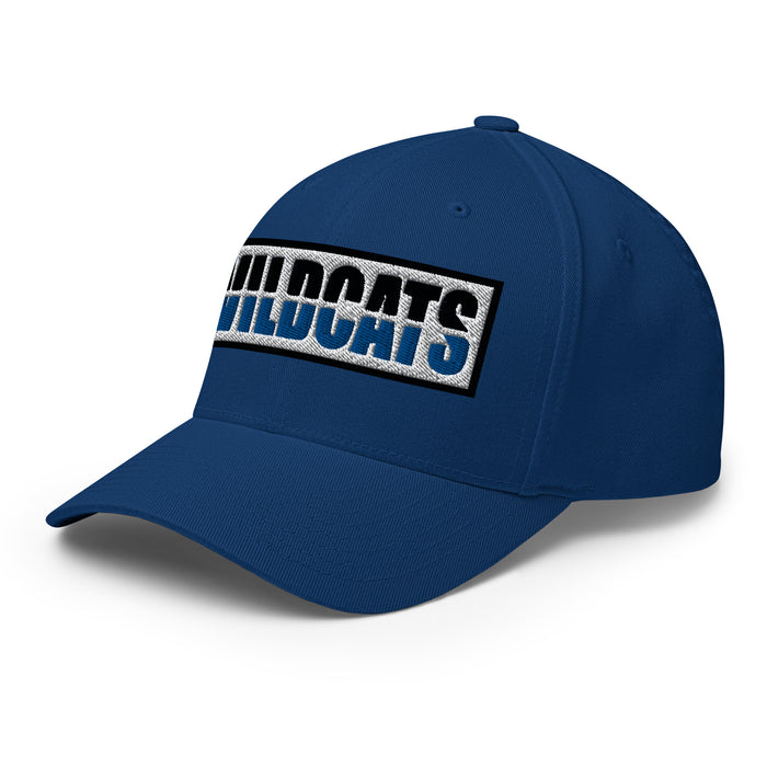 Dekaney Wildcats Flexfit Royal Baseball Cap 205