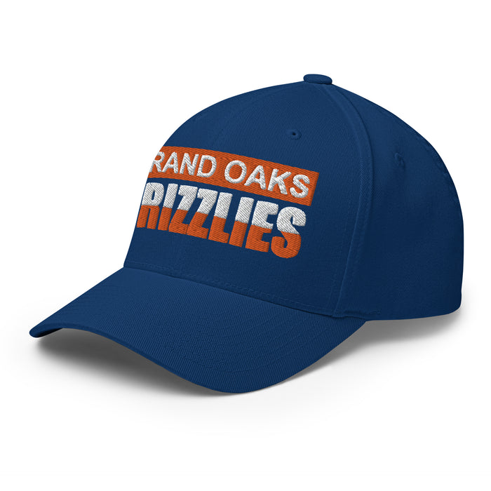 Grand Oaks Grizzlies Flexfit Royal Baseball Cap 201