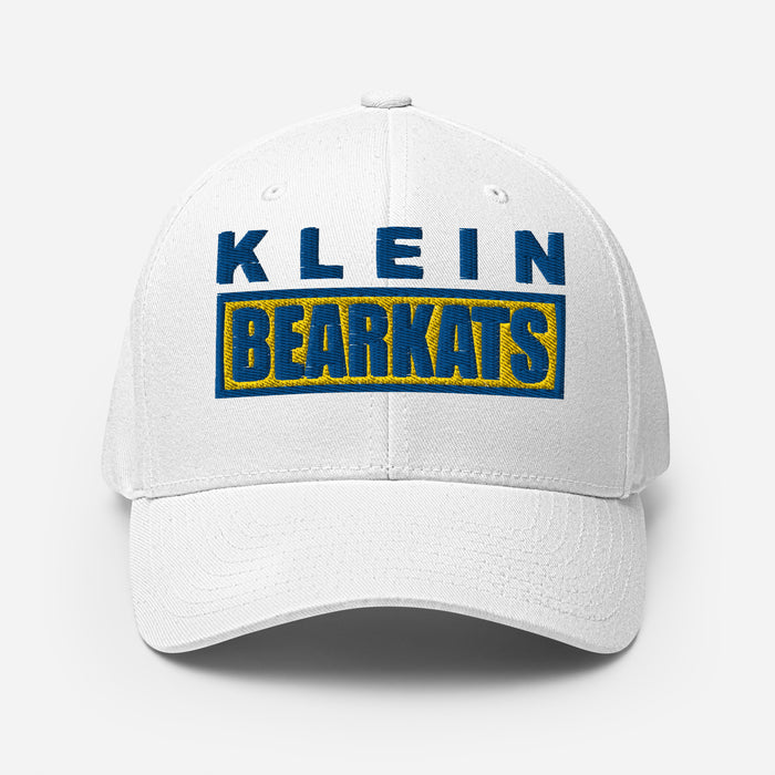 Klein Bearkats Flexfit White Baseball Cap 202