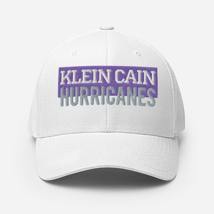 Klein Cain Hurricanes Flexfit White Baseball Cap 204